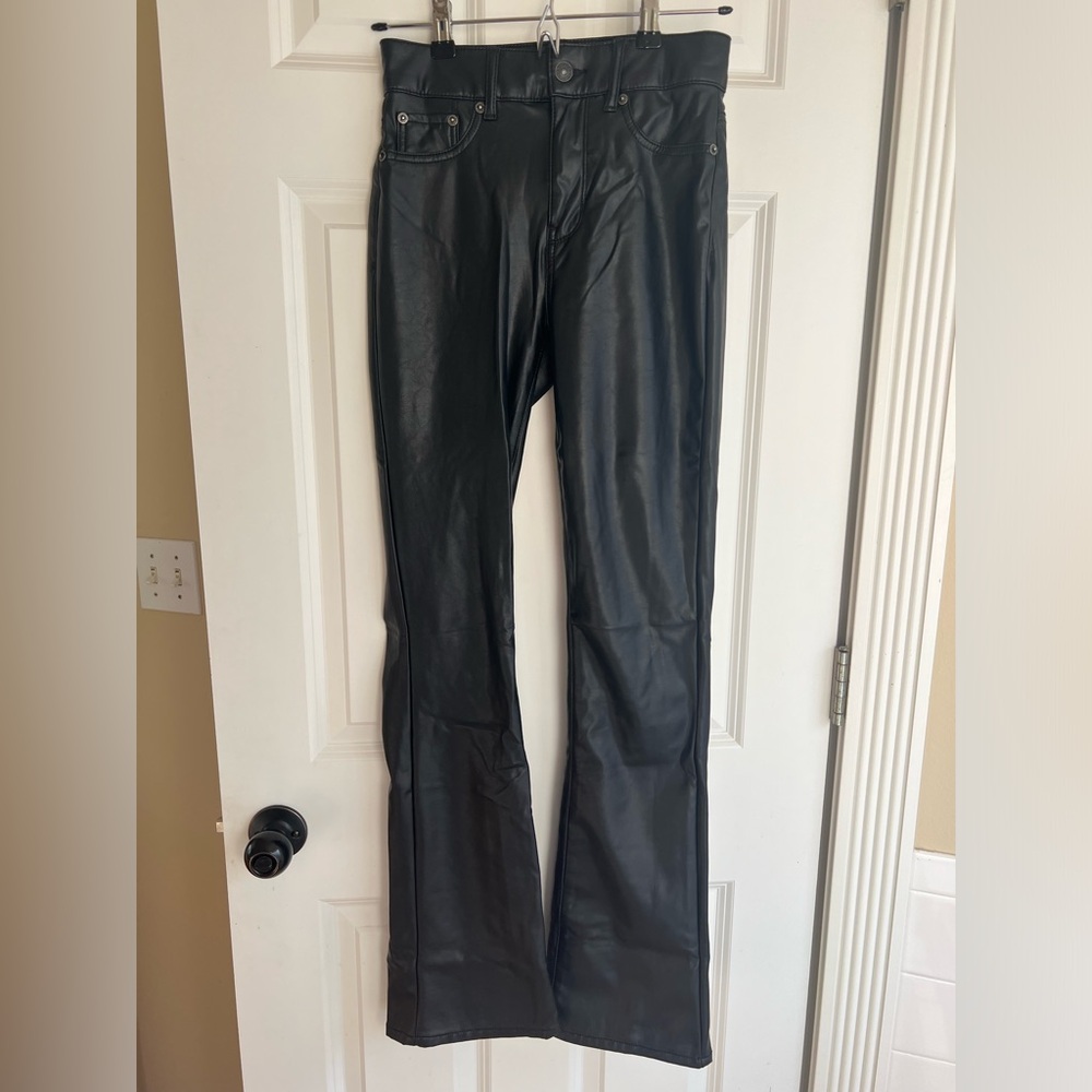 American Eagle Stretch Leather Pants
